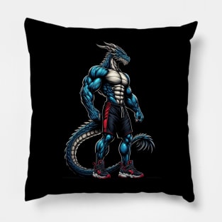 I'm Going To The Gym bodybuillding Gift, Motivation, Workout Gift,Dragon tato Pillow