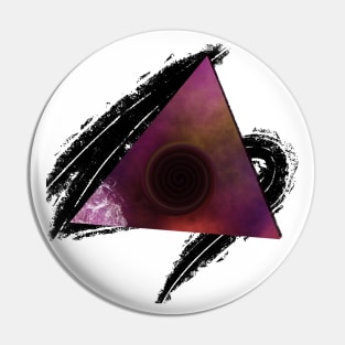 Vortex Triangle abstract Pin