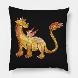 Brown Dragon Pillow