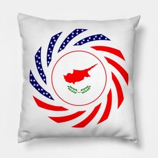 Cypriot American Multinational Patriot Flag Series Pillow