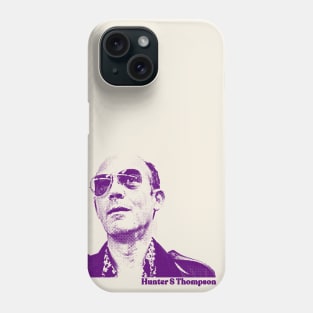 Hunter S Thompson /// Aesthetic Fanart Design Phone Case