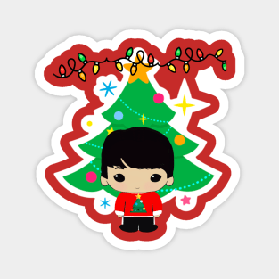 Cute chibi Yuki Christmas version Magnet