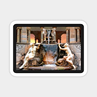 Historic Ornamental Fountain Display Magnet