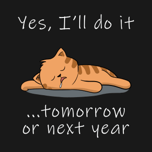 Lazy cat T-Shirt