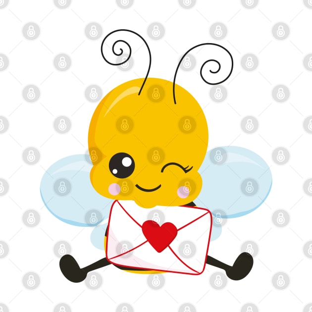 Bee My Valentine by P-ashion Tee
