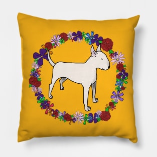 Bull Terrier 2 Pillow