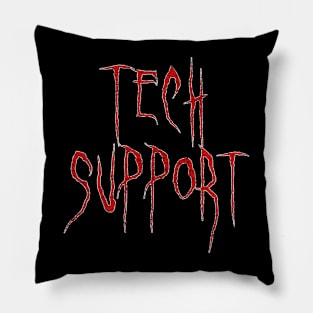 Tech Support Halloween Pillow