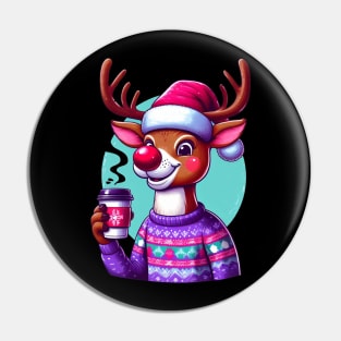 Rudolph Red Nose Reindeer Pin