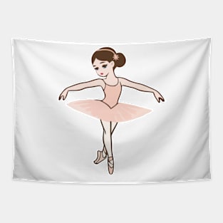 Ballerina Dancer Tapestry