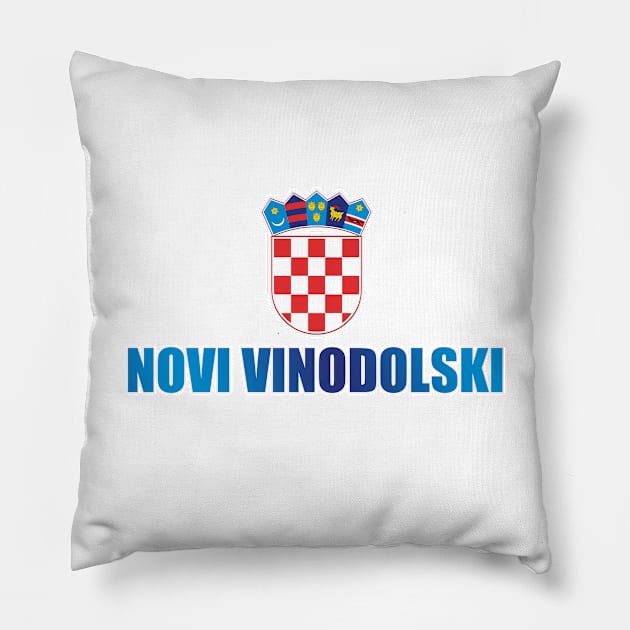 Novi Vinodolski Pillow by Marina Curic