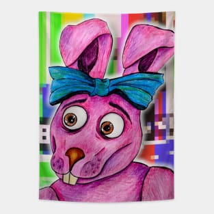 The Feral's own Mixy the mixed up bunny Tapestry