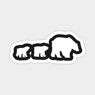 Mother Bear and Cubs Magnet