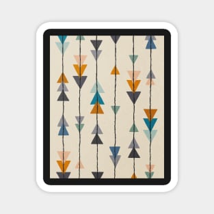 Ethnic abstract arrows pattern Magnet