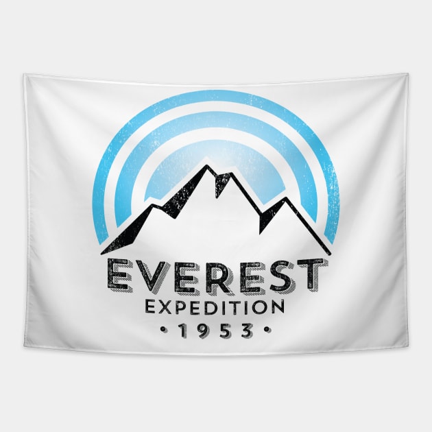 1953 Everest Expedition Tapestry by Graphico