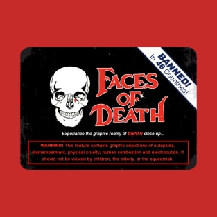 Faces of Death VHS Label T-Shirt