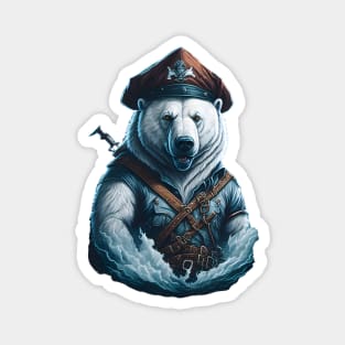 Pirate Polar Bear Magnet