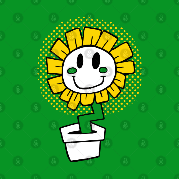 Happy Flower Pot by chawlie