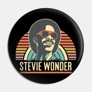 Stevie “The Genius” Wonder Pin