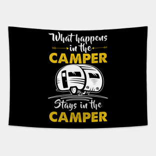 What Happens Stays In The Camper Tapestry