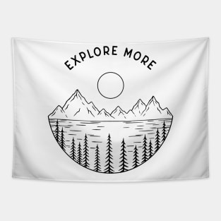 Explore More - Small Chest Design Tapestry