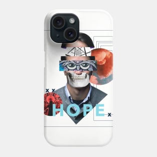 Surreal Hope Worlds Face Modern Art with a Hidden Message Phone Case