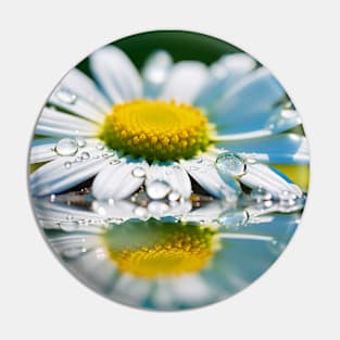 Daisy Flower Petal Nature Serene Calm Pin