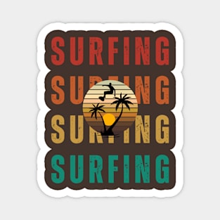 Surfing Fanatics Magnet