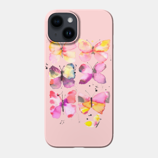 Butterflies Phone Case - Butterflies Spring by Ninola Design