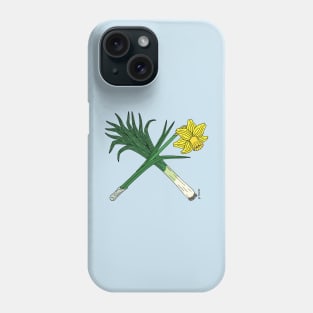 Leek and Daffodil Crossed Phone Case