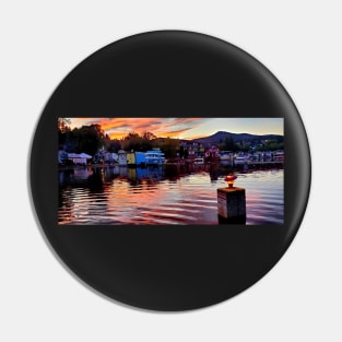 Harbor Sunset Pin