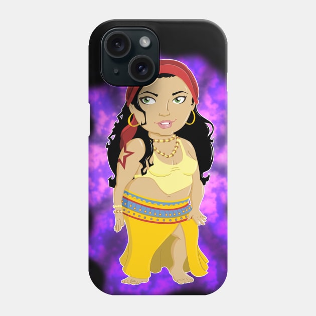 Hippy Girl Phone Case by scoffin