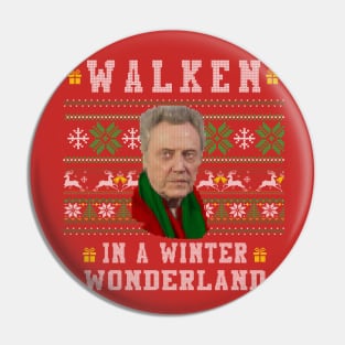 Walken In A Winter Wonderland Pin