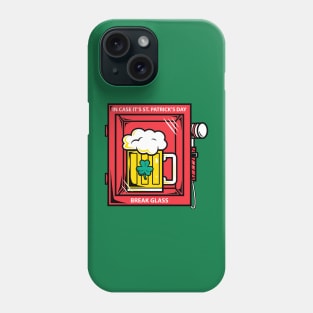 In Case of St .Patrick's Day Beal Glass Phone Case