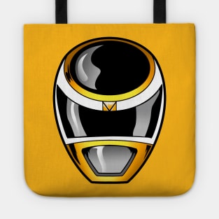 Yellow space helmet Tote