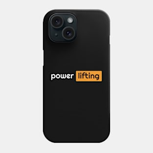 Powerlifting - power type Phone Case