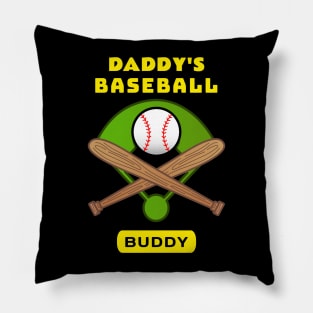 Daddy's Baseball Buddy | Cute Baseball Pillow