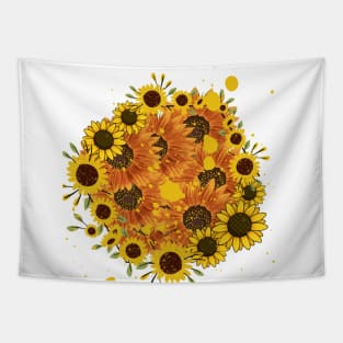 Little Aesthetic Sunflower Tapestry