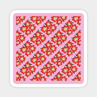 Amaryllis pattern Magnet