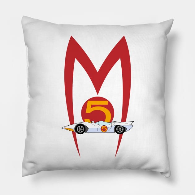 MACH 5 SPEED RACER Pillow by GOAT777