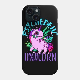 Cute Crazy Psycedelic Unicorn Artwork Phone Case