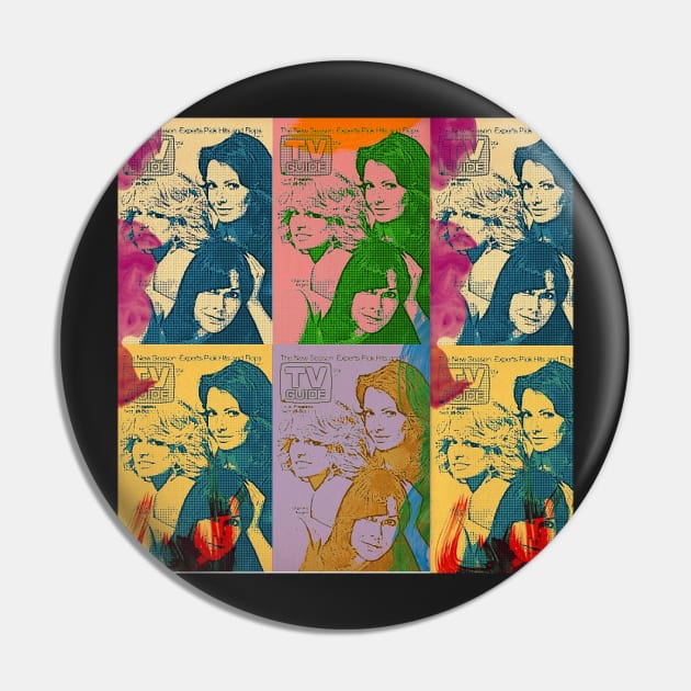 Charlie's Angels Pop Art Pin by LiunaticFringe