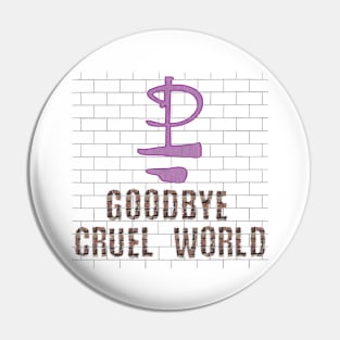 GOODBYE CRUEL WORLD (PINK FLOYD) Pin