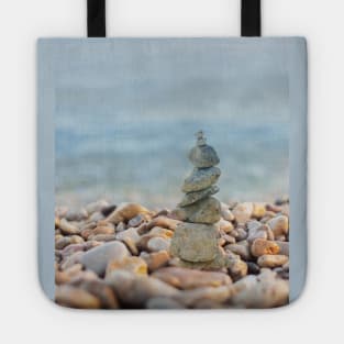 Stacked Rocks Meme- Rock balancing Tote