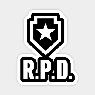 RPD Raccoon Police Department Magnet