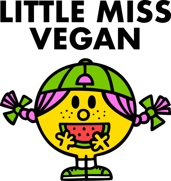 Little Miss Vegan Kids T-Shirt by Broccoliparadise