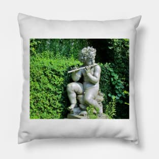 Wood Nymph With Flute Pillow