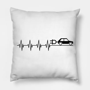 Electric Car Heartbeat Pillow