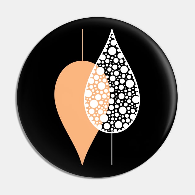 Drop shaped abstract leaves art Pin by sziszigraphics