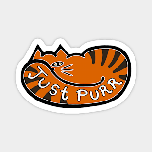 JUST PURR, Orange Tabby Magnet