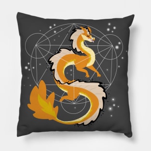 Livs pentagram dragon Pillow